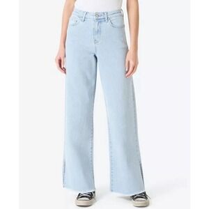 Made in Blue Junior's Hailey Slit Hem Baggy Jeans SZ 3 NWTS